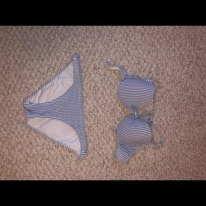 JCrew Seersucker bikini